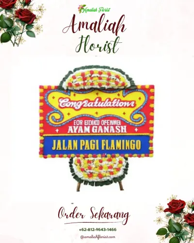 Bunga Papan Congratulation di Bojonglongok